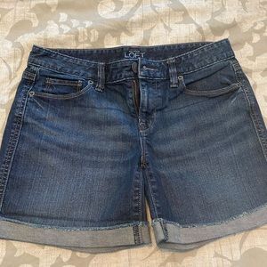 Women’s denim shorts from LOFT